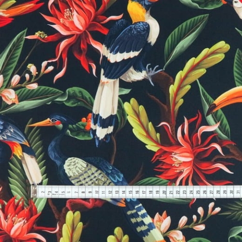TKANINA WODOODPORNA Ptaki egzotyczne