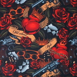 OD RĘKI - TKANINA WODOODPORNA OXFORD Old School