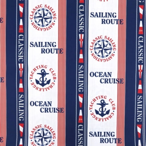 TKANINA WODOODPORNA Wzór żeglarski