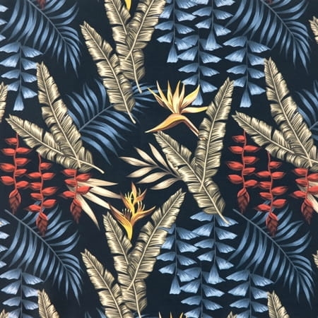 Złota strelicja z liśćmi2.JPG