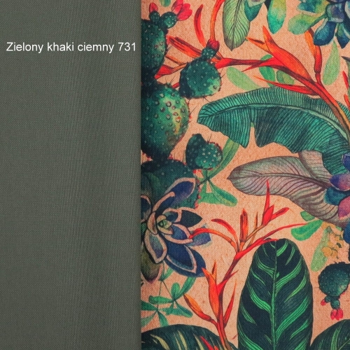 TKANINA WODOODPORNA Kaktusy i liście palmowe