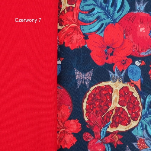 TKANINA WODOODPORNA Owoc granatu