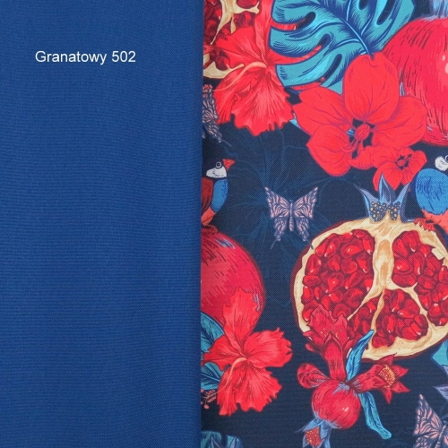 TKANINA WODOODPORNA Owoc granatu