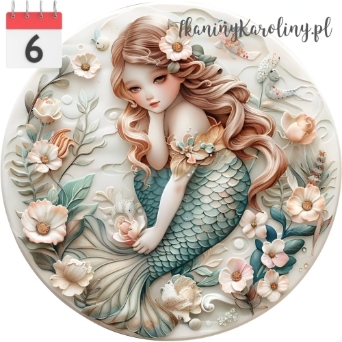 Panel welurowy okrągły syrena 5.jpg