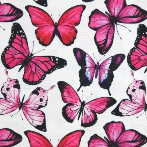 tkanina wodoodporna Motyle rozowe2.JPG
