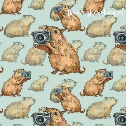 WELUR TAPICERSKI - Kapibara fotograf [6-8]