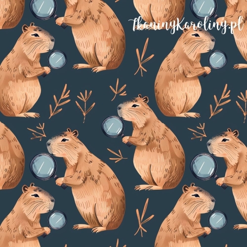 WELUR TAPICERSKI - Kapibara detektyw [6-8]