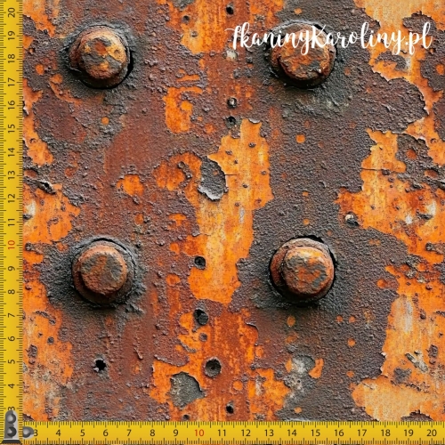 WELUR TAPICERSKI - Metal i rdza - nity bez okuć [6-8]