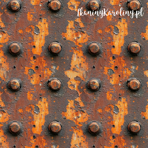 WELUR TAPICERSKI - Metal i rdza - nity bez okuć [6-8]