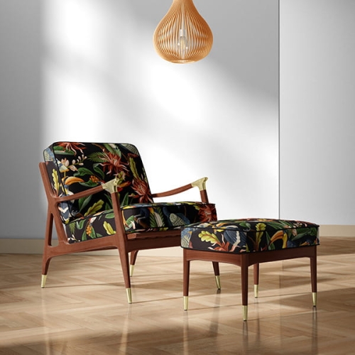 WELUR TAPICERSKI Ptaki egzotyczne