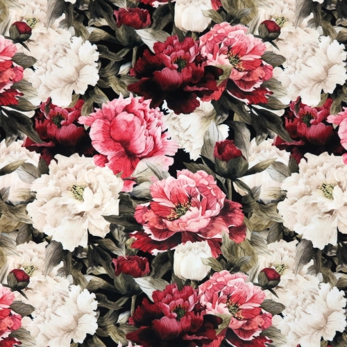 WELUR TAPICERSKI Peonie