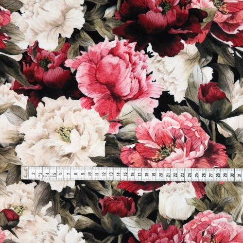 WELUR TAPICERSKI Peonie