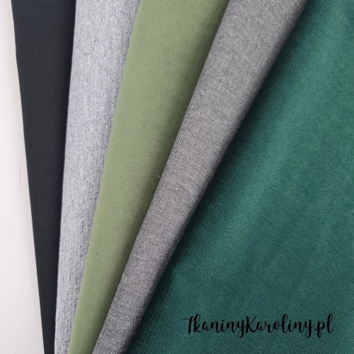 Zestaw mix 18 - tkanin tapicerskich - 5 połówek