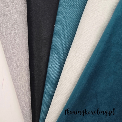 Zestaw mix 19 - tkanin tapicerskich - 5 połówek