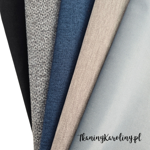 Zestaw mix 24- tkanin tapicerskich - 5 połówek