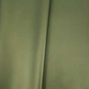 Ekoskóra / skaj nabłyszczana - zielony ciepły khaki
