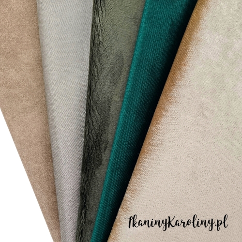 Zestaw mix 28 - tkanin tapicerskich - 5 połówek