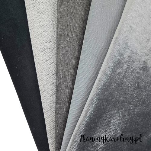 Zestaw mix 30 - tkanin tapicerskich - 5 połówek