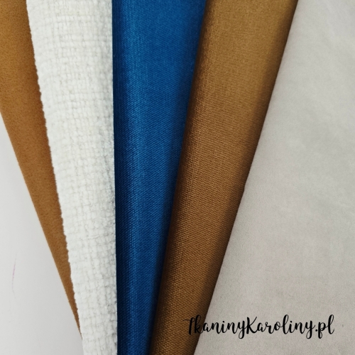 Zestaw mix 49 - tkanin tapicerskich - 5 połówek