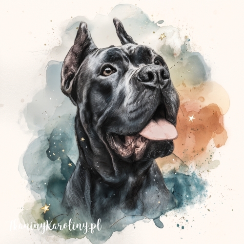 Panel welurowy Cane Cordo 2 malowany