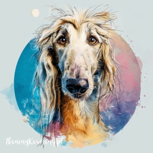 Panel welurowy Chart afgański 1 malowany [6-8]