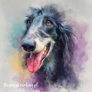 Panel welurowy Chart afgański 2 malowany [6-8]