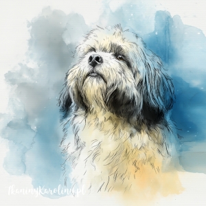 Panel welurowy Ihasa apso 1 malowany  [6-8]