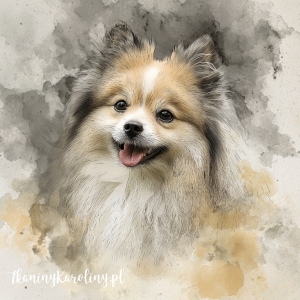 Panel welurowy Szpic 2 malowany [6-8]