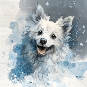 Panel welurowy Szpic 1 malowany [6-8]