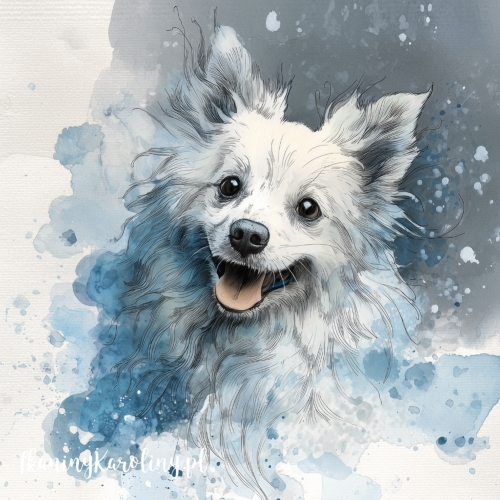 Panel welurowy Szpic 1 malowany [6-8]