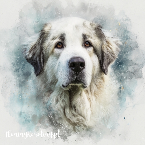 Panel wodoodporny Pirenejski pies górski malowany [6-8]