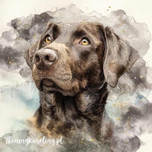 Panel wodoodporny Labrador czekoladowy malowany [6-8]