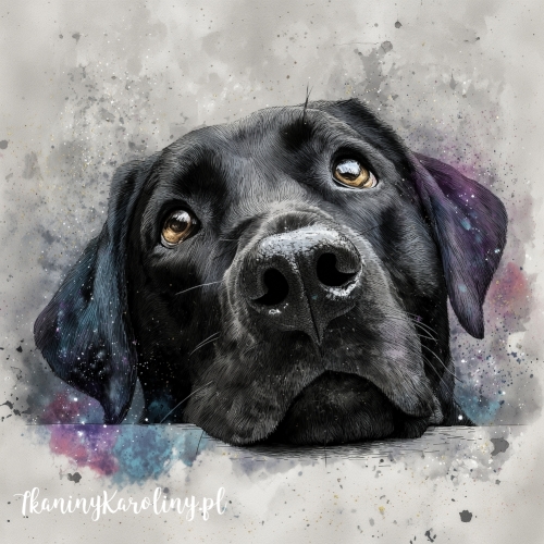 Panel wodoodporny Labrador czarny malowany [6-8]