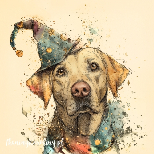 Panel wodoodporny Labrador biszkoptowy 1 malowany