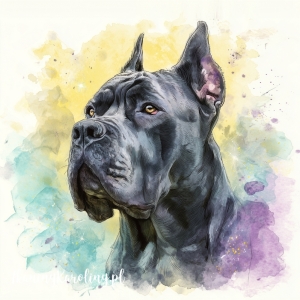 Panel welurowy Cane corso 4 malowany [6-8]