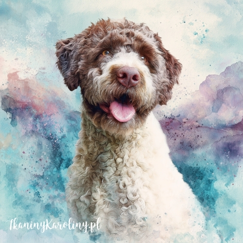 Panel welurowy Lagotto romagnolo 1 malowany