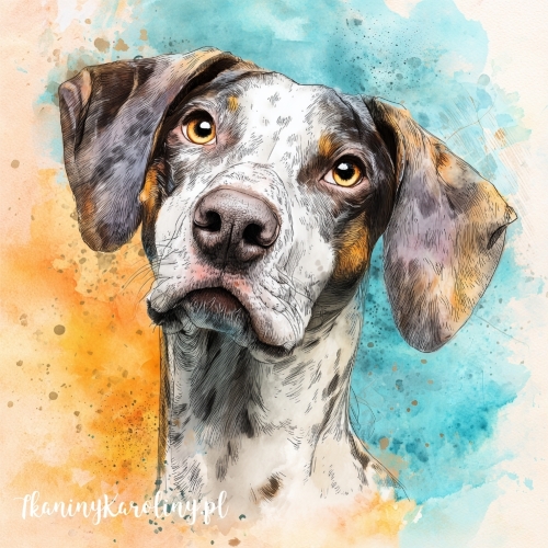 Panel welurowy Pointer 1 malowany