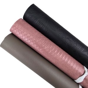 Zestaw mix 33 - ekoskóry kaletnicze miękkie -  3 połówki