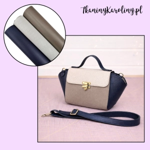 Zestaw mix 62 - ekoskóry kaletnicze sztywne -  3 połówki