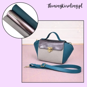 Zestaw mix 39 - ekoskóry kaletnicze miękkie -  3 połówki