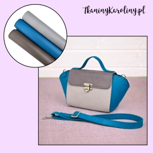 Zestaw mix 48 - ekoskóry kaletnicze miękkie -  3 połówki