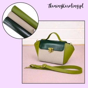 Zestaw mix 41 - ekoskóry kaletnicze miękkie -  3 połówki