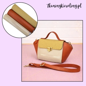 Zestaw mix 20 - ekoskóry kaletnicze miękkie -  3 połówki