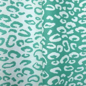 ŻAKARD WODOODPORNY Panterka miętowa ciemna