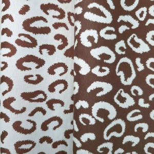 ŻAKARD WODOODPORNY Panterka brązowa