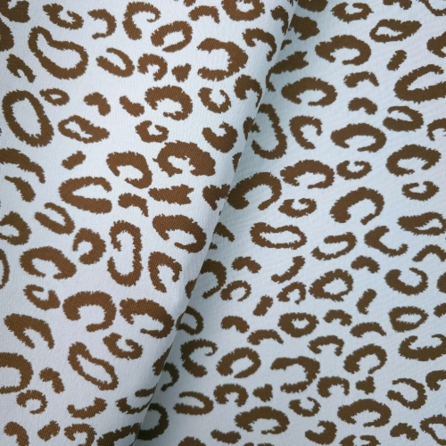 ŻAKARD WODOODPORNY Panterka brązowa