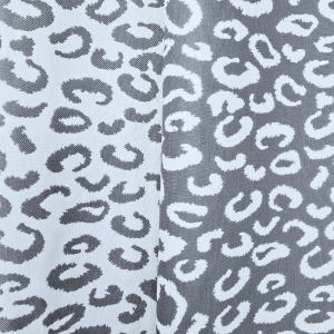 ŻAKARD WODOODPORNY Panterka szara jasna