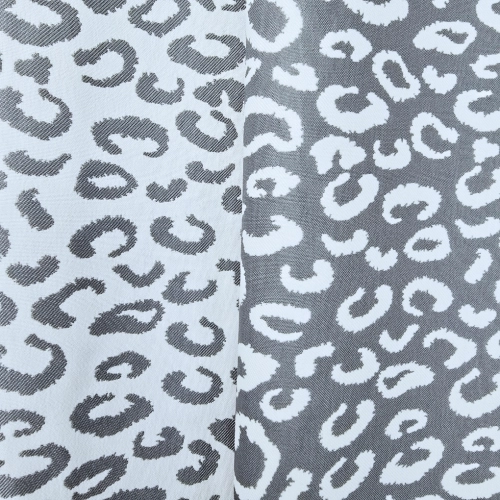 ŻAKARD WODOODPORNY Panterka szara jasna