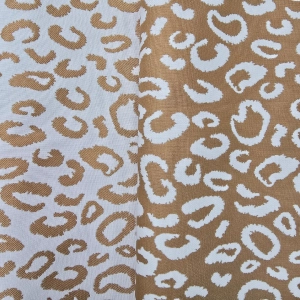 ŻAKARD WODOODPORNY Panterka brązowa jasna