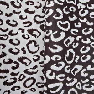 ŻAKARD WODOODPORNY Panterka brązowa ciemna